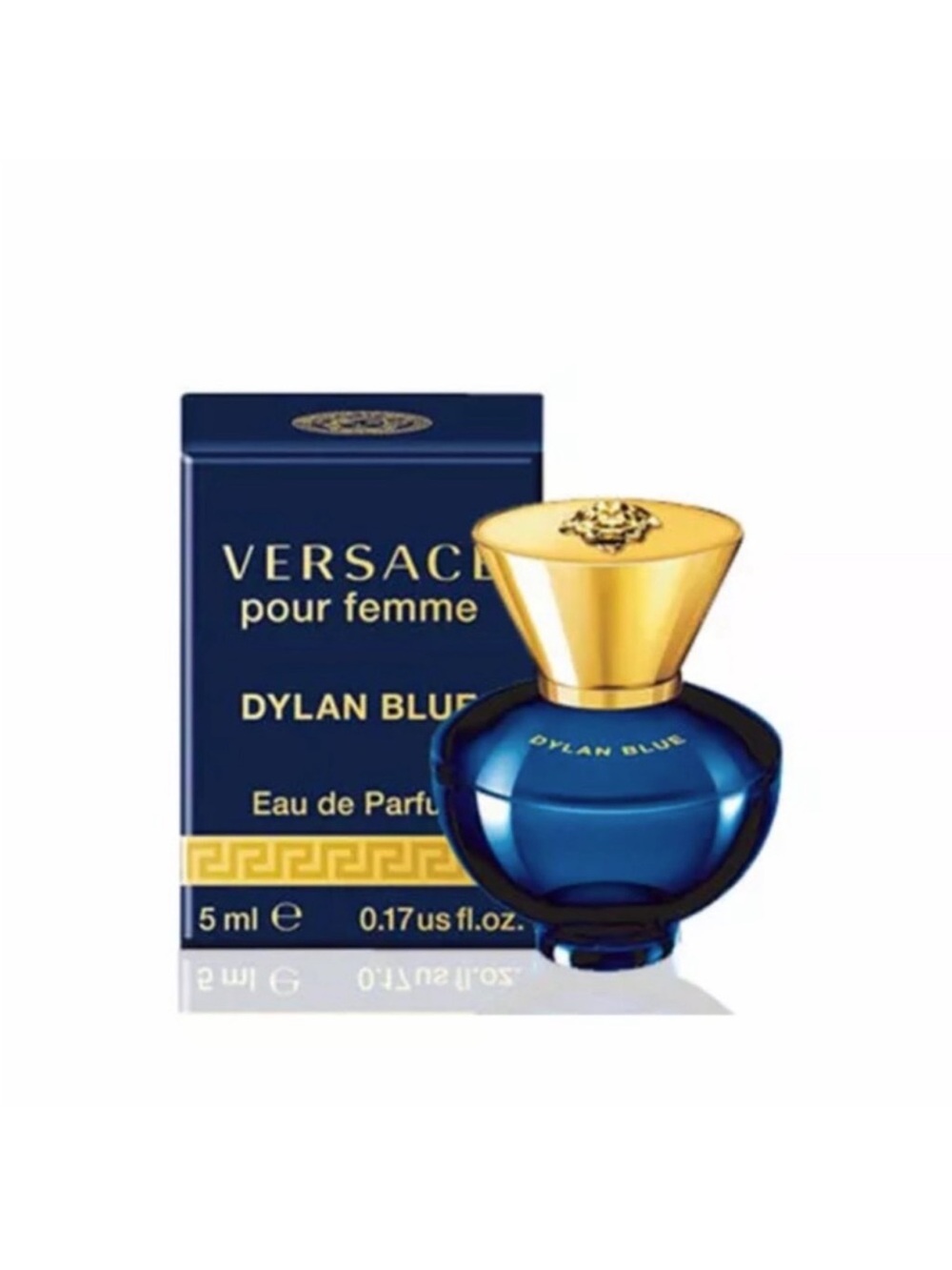 NIB Versace Dylan Blue women EDP Mini 0.17 oz / 5ml - Picture 6 of 6